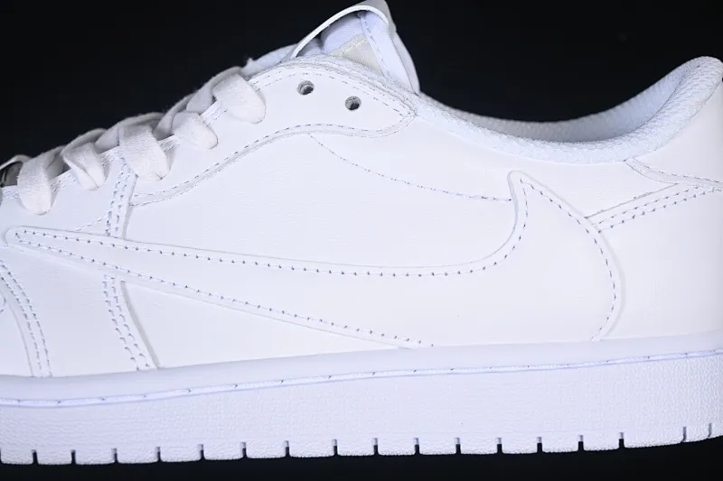 All categories Air Jordan Jordan series basketball shoes Air Jordan 1 Low Travis Scott x Fragment Design x Air Jordan 1 Low OG SP AJ1 Joe 1 relatives and friends limited pure white low-top cultural casual sneakers TD1228-111